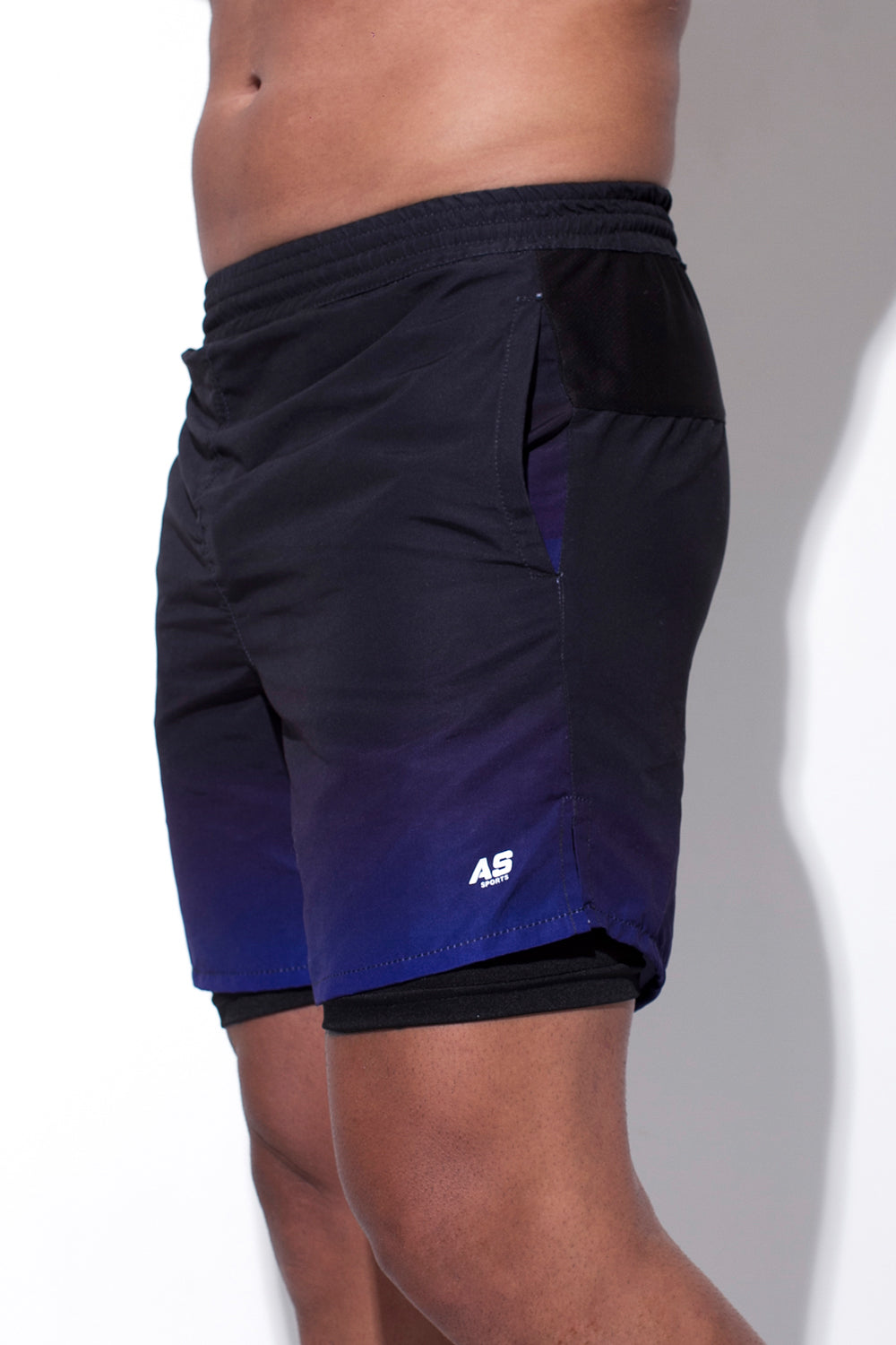 Pantaloneta Degradé Azul