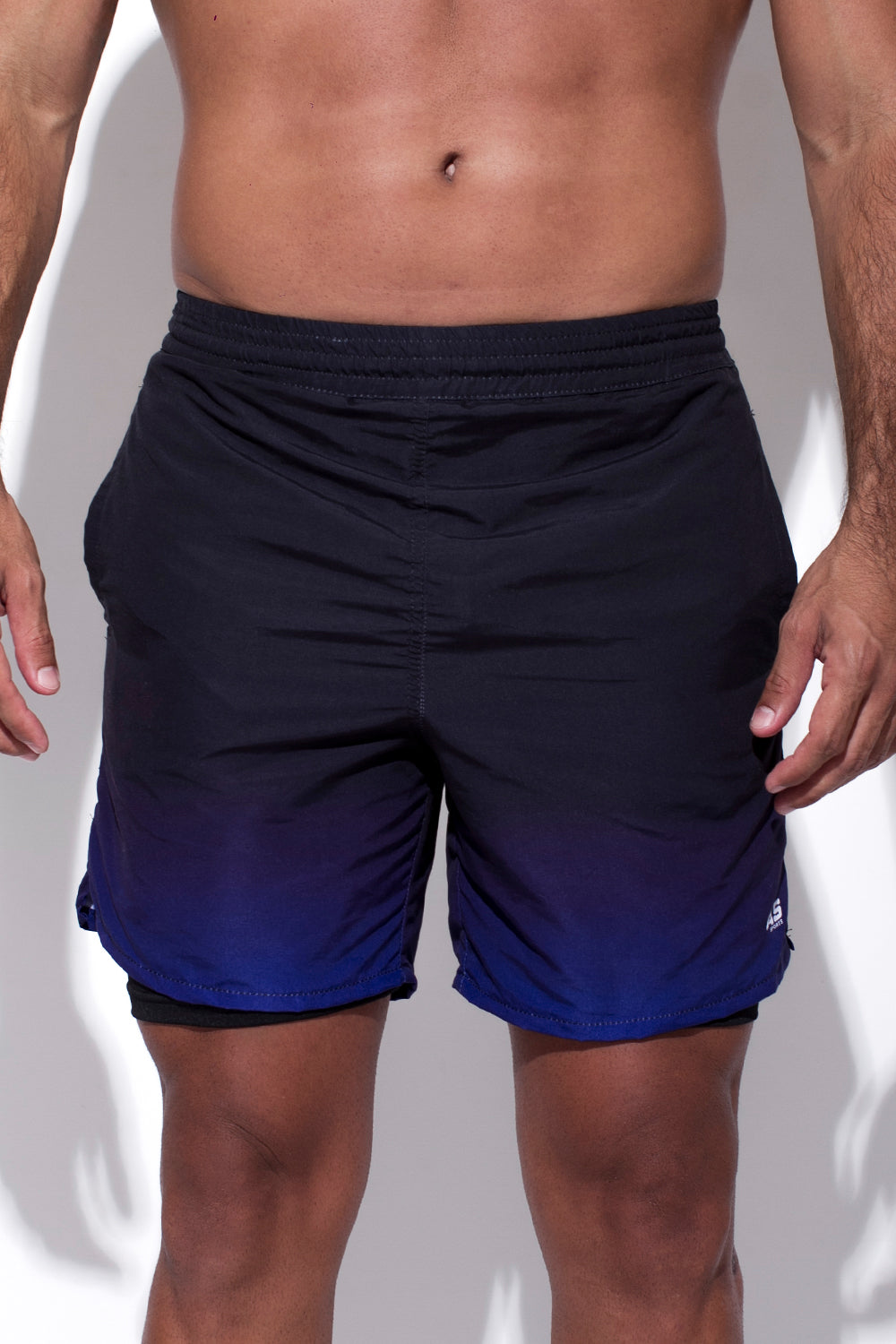 Pantaloneta Degradé Azul