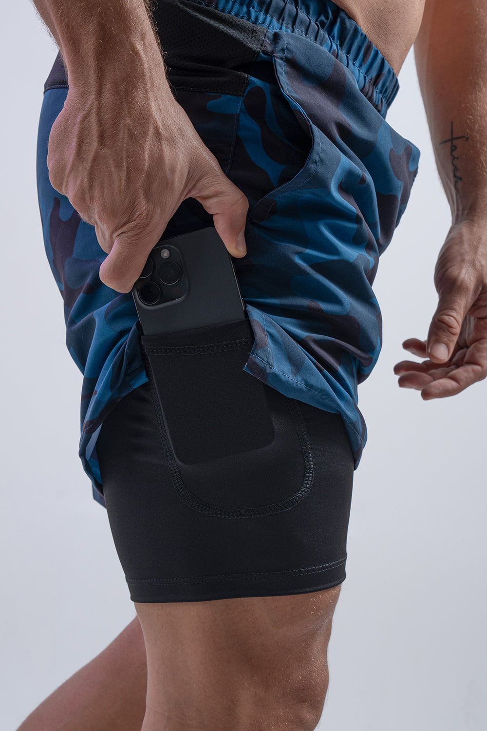 Pantaloneta Stealth Azul