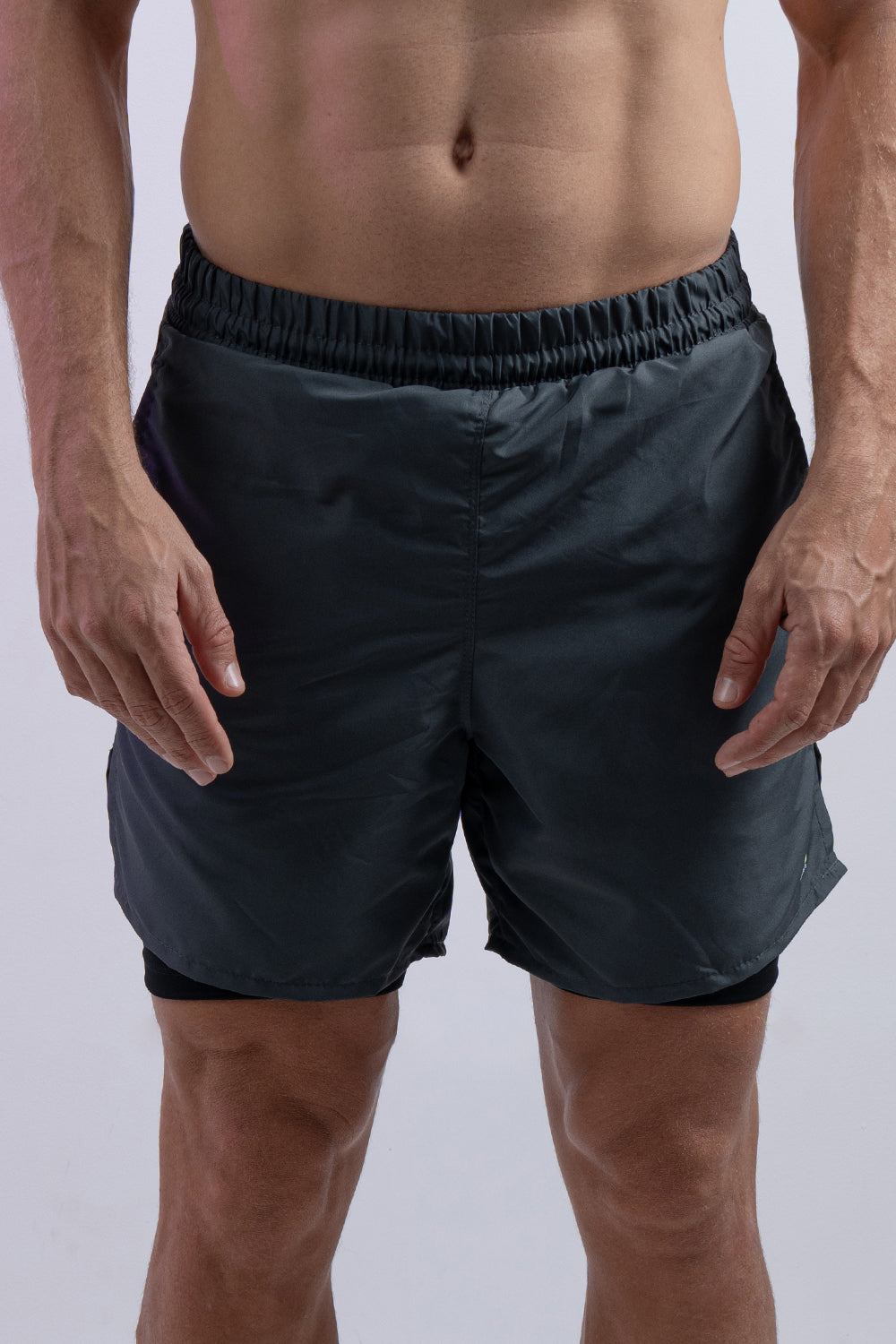 Pantaloneta Gris Oscuro