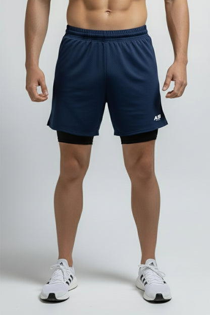 Pantaloneta Ultraflex DRY-FIT Azul