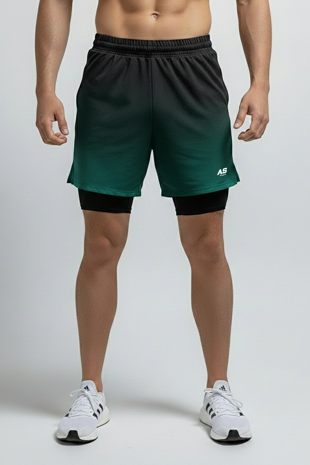 Pantaloneta Degradé Verde