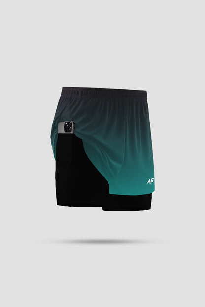 Pantaloneta Degradé Verde