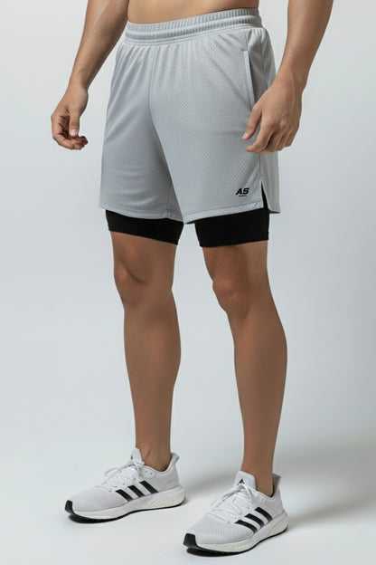 Pantaloneta Ultraflex DRY-FIT Gris