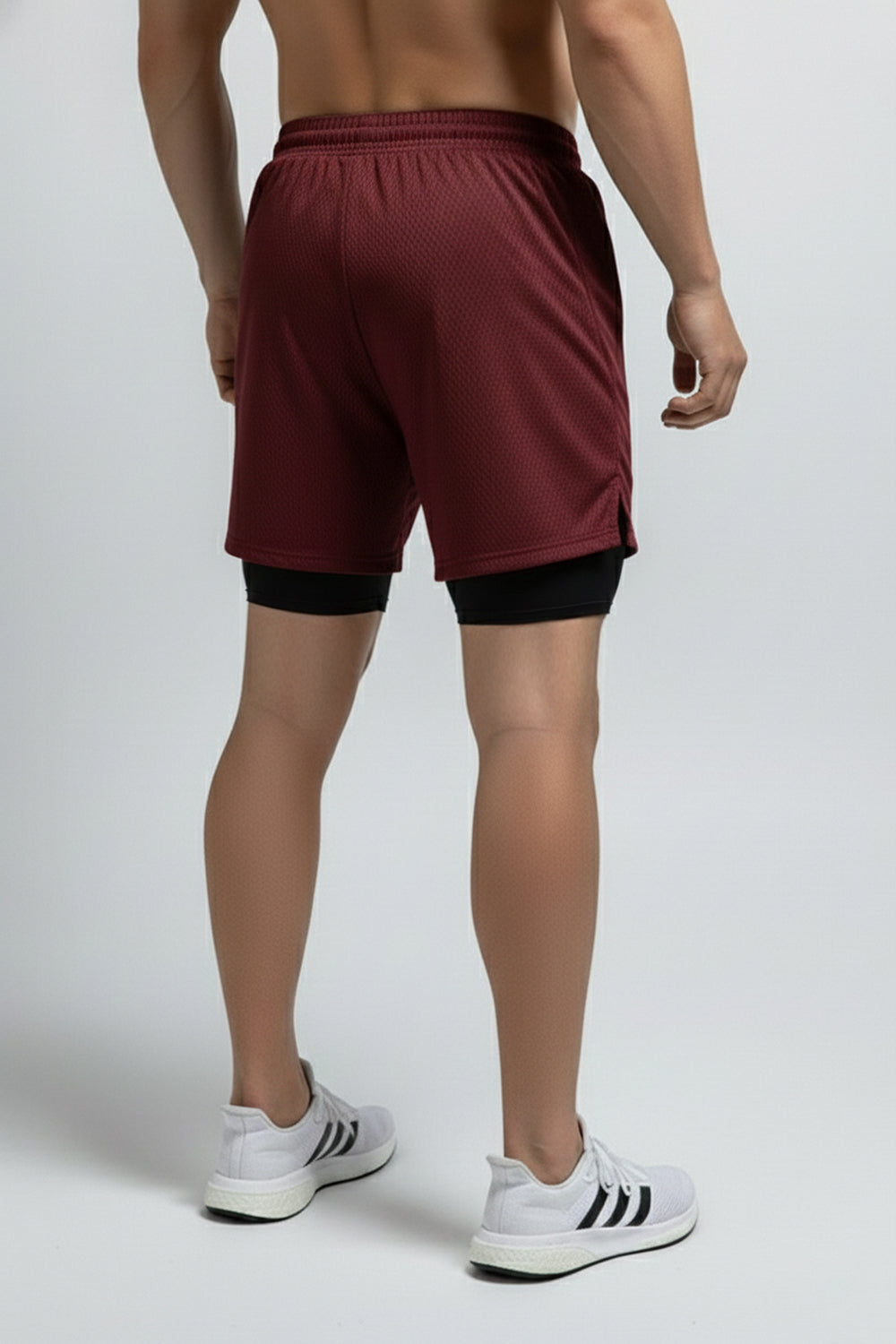 Pantaloneta Ultraflex DRY-FIT Vinotinto