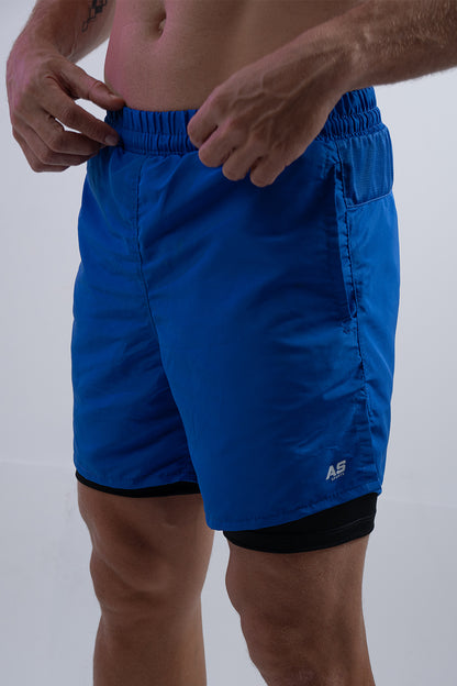 Pantaloneta Azul Rey