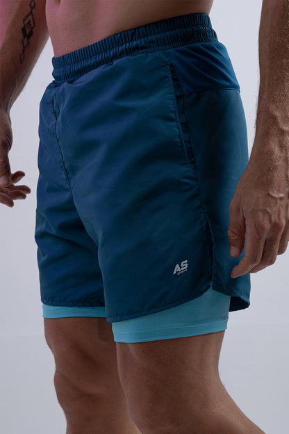 Pantaloneta Oil Blue